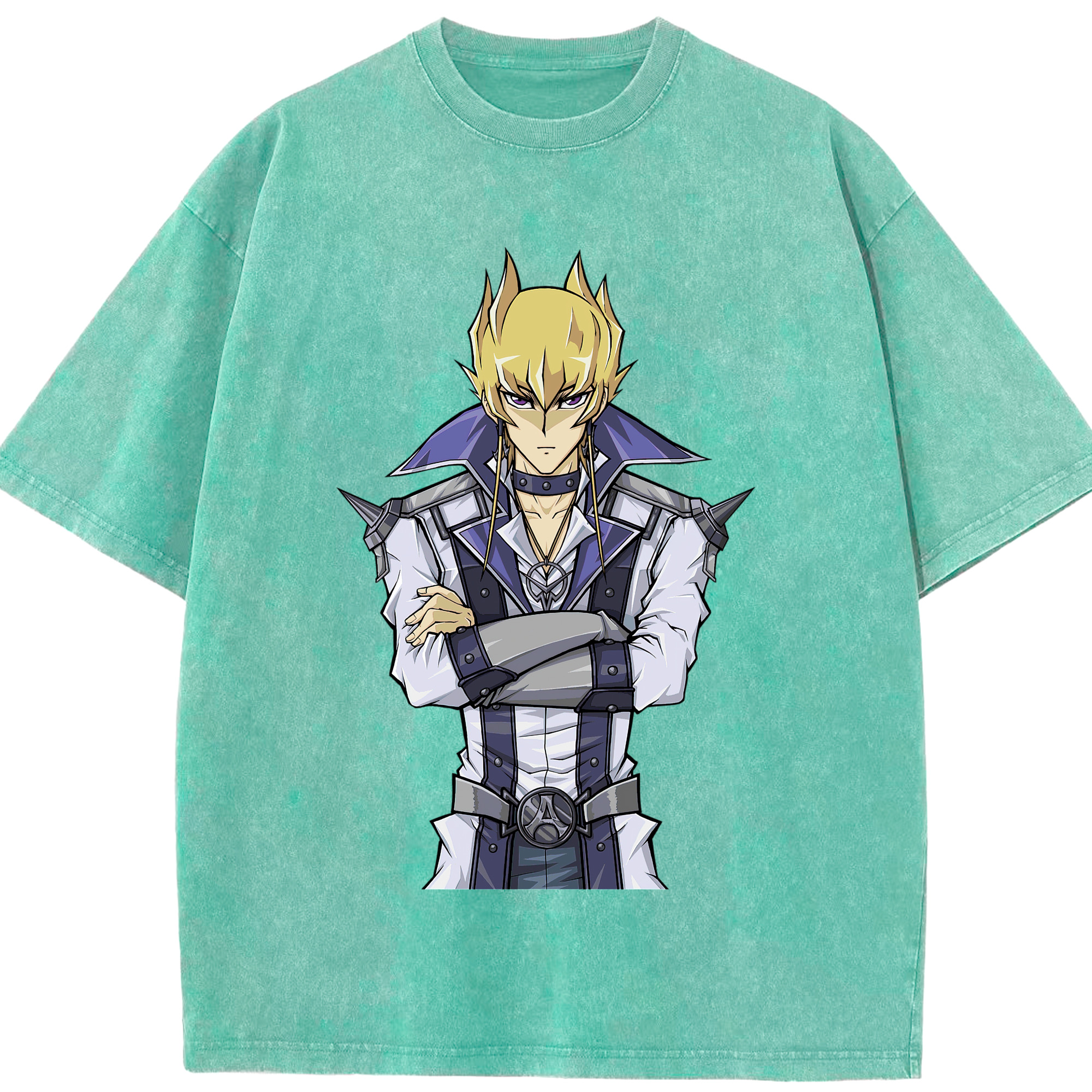 （画像用） 遊☆戯☆王 Yu-Gi-Oh! 綿100% ヴィンテージ風 半袖Tシャツ（フロントプリント）